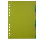 Register A4 Recycling-PP, 10 Positionen, Forever Young - Farben sortiert