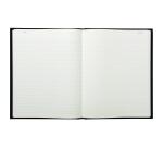Register 36x22,5cm gelijnd - genummerd- 200 blad - Zwart