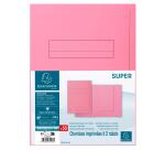 Paquet de 50 chemises imprimées 2 rabats SUPER 210 - 24x32cm