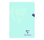 Cahier piqué Mimesys PASTEL A4 96 pages ligné couverture polypropylène - Assortis