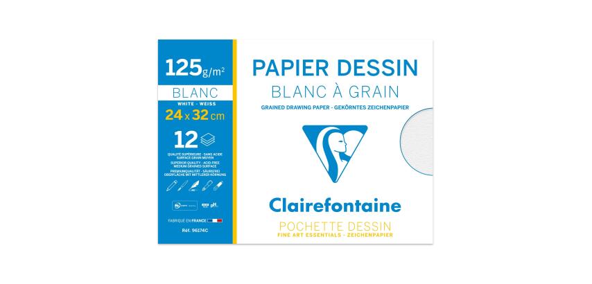 Dessin à Grain pochette 12F 24x32cm 125g