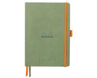 Rhodiarama Goalbook souple A5 240 pages dot papier ivoire 90g - Céladon