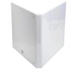 Classeur 2 anneaux cartonné Exacompta KreaCover® personnalisable A5 - Dos 3,6 cm blanc