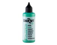 Darwi Flacon de 80 ml de Peinture Acrylique Universelle Nacrée - Vert nacré