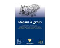 Dessin à Grain bloc collé 20F A4 224g
