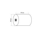 Rollos para calculadoras - 1 pliegue offset - 60 g/m2 - Blanco