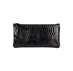 Reptile Design, Platte etui 22x11 cm, Python zwart