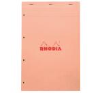 Rhodia bloc agrafé COULEURS N°20 5/5 80 feuillets microperforés et perforés 4 trous, couvertures assorties - Assortis