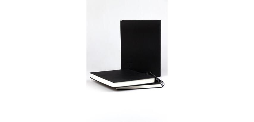 Goldline carnet rembordé rigide 50F A5 140g portrait - Blanc