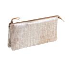 Clairefontaine KLEO-PATHRA Leather Large Two-Compartment Pouch - 22x11cm