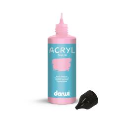 DARWI Perlmutt-Acrylfarbe, Flasche 80ml, Perlmuttpink - Rosa
