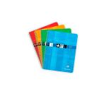 Integrated binding practical workbook 17x22 cm 80 pages large squares 90 g + plain 125 g - Assorted