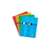 Cahier Travaux Pratiques reliure intégrale 17x22 cm 80 pages grands carreaux 90 g + uni 125 g - Assortis