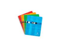 Cahier Travaux Pratiques reliure intégrale 17x22 cm 80 pages grands carreaux 90 g + uni 125 g - Assortis
