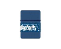 Accordion Book carnet accordéon 9F A6 300g - Bleu