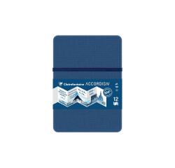 Accordion Boek accordeonboek 9F A6 300g - Blauw