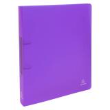 Ringbuch aus PP 700µ mit 2 Ringen 30mm, Rücken 40mm, Chromaline, für Format DIN A4 - Violett