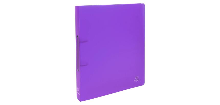 Ringbuch aus PP 700µ mit 2 Ringen 30mm, Rücken 40mm, Chromaline, für Format DIN A4