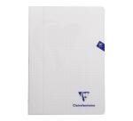 Clairefontaine cahier mimesys pour ft A4, 80 pages, couverture en PP, quadrillé 4 x 8, couleurs assorties