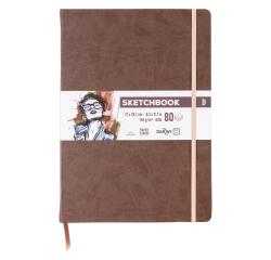 DFY Sketchbook A4 80F 140g - Brun