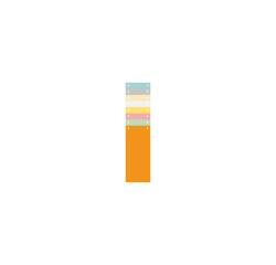 Pk 100 Filing Strips 105x240 Ast - Assorted colours