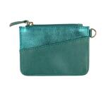 Ginkgo, Pochette téléphone & accessoires en cuir (Petite sacoche pour téléphone 10,5x16,5 cm + porte-cartes 7,5x10,5 cm + porte-clés 7x6,5 cm)
