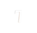 Petit chiffre 7 12cm - Blanc