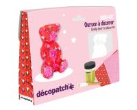 Mini-kit ourson - Rose