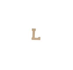 Lettre L kraft 20cm - Kraft