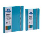 Iderama Notebook 220x170, 192 lined pages - blue