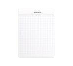 Bloc agrafé N°13 A6 80 feuilles petits carreaux 5/5 80 g. - Blanc