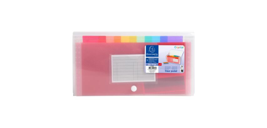 Clasificadores maletines Crystal - Tamaño: 260x140 mm para: - Cristal