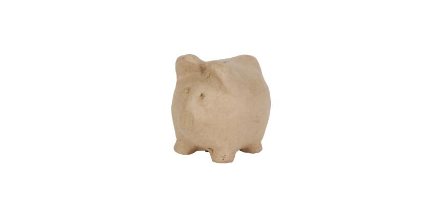 Tirelire cochon - Kraft