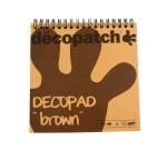 Bloc color Decopad brun - Marron