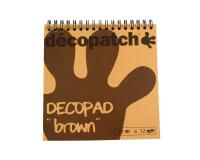 Bloc color Decopad brun - Marron