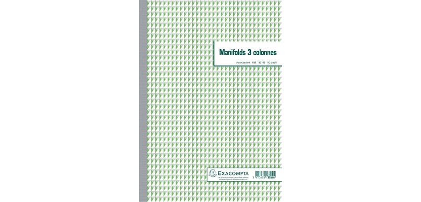 Duplicate Book with 3 columns 50 pages 29,7x21cm