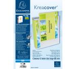 Exacompta Kreacover Prem'Touch Lever Arch File, A4, 80mm spine - White
