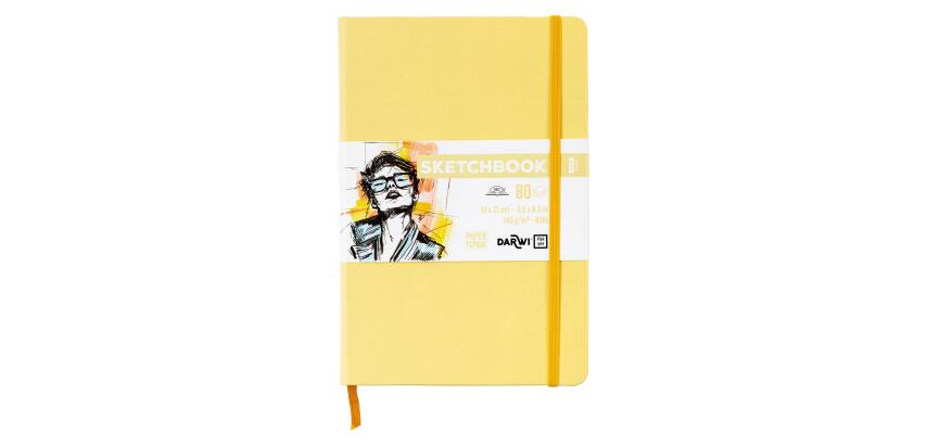 DFY Sketchbook 14x21 80F 140g - Jaune pâle