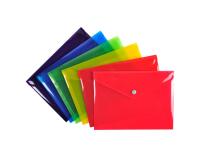 Pochette pression Iderama en polypropylène - Couleurs assorties