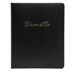 Exacompta Leather 'Livre D'or' Guest Book (French Cover)