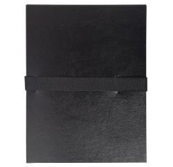 Exacompta Balacron Expanding Spine Folder, A4, Hook and Loop Strap