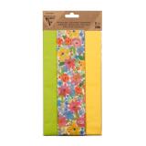 PAPIER DE SOIE IMPRIMÉE, Sachet de 6 feuilles au format 50x75cm - Assortiment Pâques - Assortiment