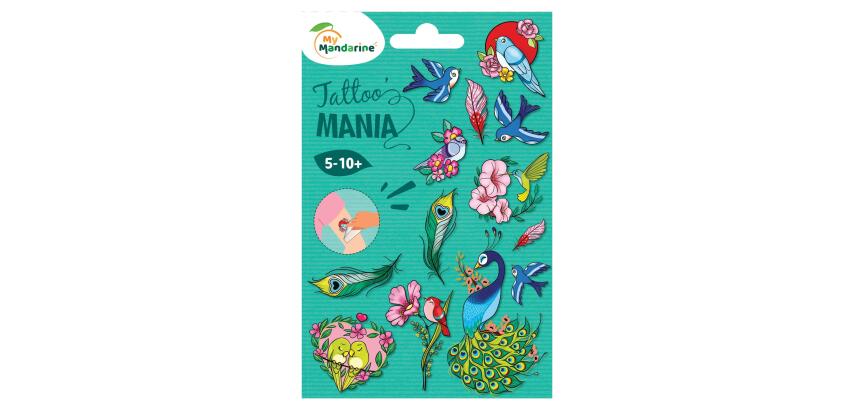 Tattoo' Mania, Oiseaux - Multicolore