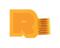 Rhodiarama porte-stylo autoadhésif 4x3 cm pour blocs carnets et agendas - Orange
