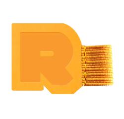 Rhodiarama porte-stylo autoadhésif 4x3 cm pour blocs carnets et agendas - Orange