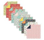 ORIGAMI, Pochette de 60 feuilles 70g/m2 au format 15x15cm - Jardin fruité - Multicolore