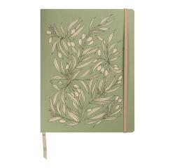 Jardin des Sens, DaytoDay Journal 19x25 cm, 96 Blatt punktkariert/dot, Falttasche, Lesezeichenband, Gummizugverschluss, sortiert