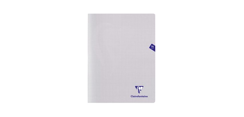 Cahier piqué Mimesys 24x32cm 96 pages petits carreaux couverture polypropylène