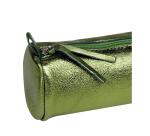 CUIRISÉ - Trousse ronde Ø5,5x22 cm - Vert