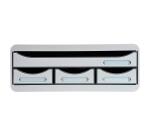 Module de classement Toolbox 4 tiroirs Office - Gris lumière